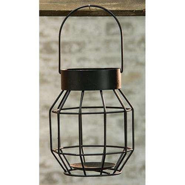 Black Iron Cage Lantern - The Fox Decor